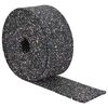 vidaXL Rollo de gr&aacute;nulos de caucho Negro 500 x 12 x 0,6 cm Goma