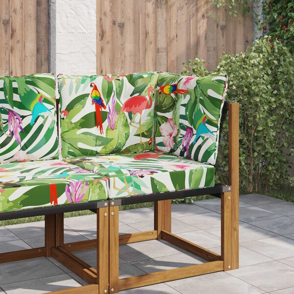 vidaXL Coj&iacute;n para sof&aacute; de exterior 3 pcs de colores Poli&eacute;ster