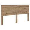 vidaXL Cabecero Roble artisan Madera de ingenier&iacute;a