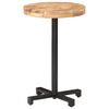 vidaXL Mesa de bistr&oacute; redonda madera de mango rugosa &Oslash;50x75 cm