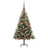 vidaXL &Aacute;rbol de Navidad Artificial Plegable con Nieve Esponjosa 120 cm