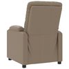 vidaXL Sill&oacute;n elevable cuero sint&eacute;tico color capuchino