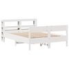 vidaXL Estructura de cama sin colchón madera de pino blanca 150x200 cm