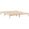 vidaXL Cama extralarga sin colch&oacute;n madera maciza de pino 200x220 cm