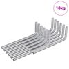 vidaXL Llave hexagonal 4675 pcs Plateado 32 x 86 mm Acero