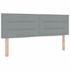 vidaXL Cama tipo Box Spring con colch&oacute;n Gris Claro 140 x 200 cm tela