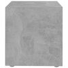 vidaXL Mueble de TV 4uds madera contrachapada gris hormigón 37x35x37cm