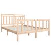 vidaXL Estructura de cama de madera maciza 160x200 cm