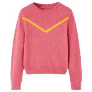 Jersey de punto infantil rosa 104