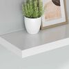 vidaXL Estante flotante de pared MDF blanco 80x23,5x3,8 cm