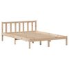vidaXL Estructura de cama sin colch&oacute;n madera de pino blanca 140x200 cm