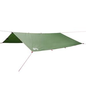 vidaXL Lona de camping impermeable verde 300x294 cm