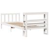 vidaXL Estructura de cama sin colch&oacute;n madera de pino blanca 90x200 cm