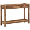 vidaXL Mesa Consola Marr&oacute;n 107 x 33 x 76 cm Madera s&oacute;lida recuperada