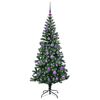 vidaXL Árbol de Navidad Artificial Preiluminado Verde 150 cm