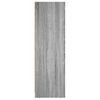 vidaXL Armario de baño madera contrachapada gris Sonoma 30x30x95 cm
