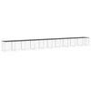 vidaXL Gallinero con techo acero galvanizado antracita 1003x98x90 cm