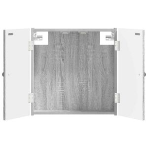 vidaXL Armario para dianas EDE Sonoma gris 52,5 x 10,5 x 53,5 cm
