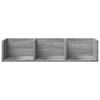 vidaXL Muebles pared 2 uds madera ingenier&iacute;a gris Sonoma 75x18x16,5 cm