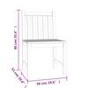 vidaXL Juego de comedor de jard&iacute;n 4 piezas madera maciza de teca