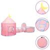 vidaXL Tienda de juegos para ni&ntilde;os rosa 301x120x128 cm