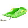 vidaXL Trineo con frenos polipropileno verde 87x40x18 cm
