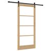 vidaXL Puerta Corredera Natural 93 x 202 cm
