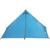 vidaXL Tienda de campaña familiar tipi 7 personas impermeable azul