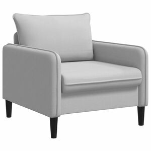 vidaXL Sill&oacute;n XL Gris Claro Terciopelo