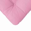 vidaXL Cojines para asiento 4 pcs Rosa 45 x 45 x 12 cm tela