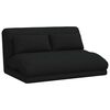 vidaXL Sill&oacute;n ajustable Negro Tela