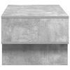 vidaXL Mesa de Caf&eacute; Gris Concreto 80 x 46 x 35 cm Madera de ingenier&iacute;a