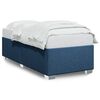 vidaXL Estructura de cama sin colch&oacute;n tela azul 100x200 cm