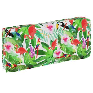 vidaXL Coj&iacute;n Floral Multicolor 120 x 50 x 12 cm Tela Oxford