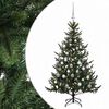 vidaXL &Aacute;rbol de Navidad artificial con bolas 120 cm 150 LED