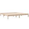 vidaXL Cama con estanter&iacute;a sin colch&oacute;n madera maciza de pino 200x200cm