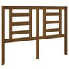 vidaXL Cabecero de cama madera maciza de pino marr&oacute;n miel 126x4x100 cm