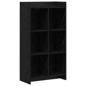 vidaXL Estanter&iacute;a Roble Negro 59 x 30 x 111 cm Madera de ingenier&iacute;a