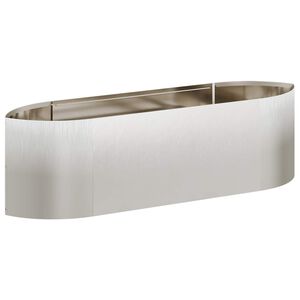 vidaXL Cama de Jard&iacute;n Elevada Acero inoxidable 140 x 40 x 40 cm Acero