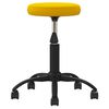 vidaXL Silla de comedor de terciopelo amarillo mostaza