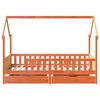 vidaXL Estructura de cama para ni&ntilde;os con cajones madera pino 90x200 cm