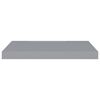 vidaXL Estantes flotantes de pared 4 uds MDF gris 60x23,5x3,8 cm