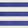vidaXL Toldo retr&aacute;ctil aluminio y tela azul y blanco 4,5x3 m