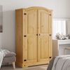 vidaXL Armario madera de pino Mexicano estilo Corona 2 Puertas