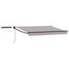 vidaXL Toldo Retr&aacute;ctil El&eacute;ctrico Gris Claro y Antracita 2,5 x 2 m