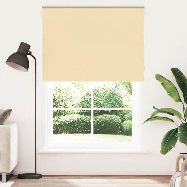 vidaXL Estor Enrollable Opaco Beige 165x230 cm Tela Ancho 161,6 cm