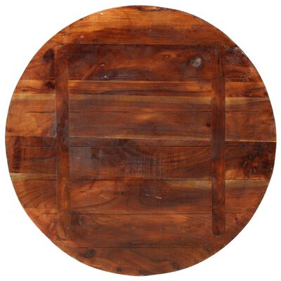 vidaXL Tablero de mesa redondo madera maciza reciclada Ø 70x3,8 cm
