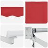 vidaXL Toldo Retr&aacute;ctil El&eacute;ctrico Rojo 3,5 x 2 m