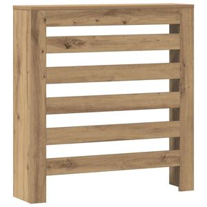 vidaXL Cubierta de radiador madera color roble artesano 78x20x82 cm