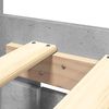 vidaXL Cama con cabecero madera de ingenier&iacute;a gris hormig&oacute;n 150x200 cm